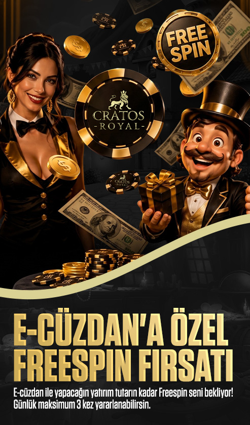 E-CÜZDAN YATIRIMLARINA ÖZEL FREESPIN!
