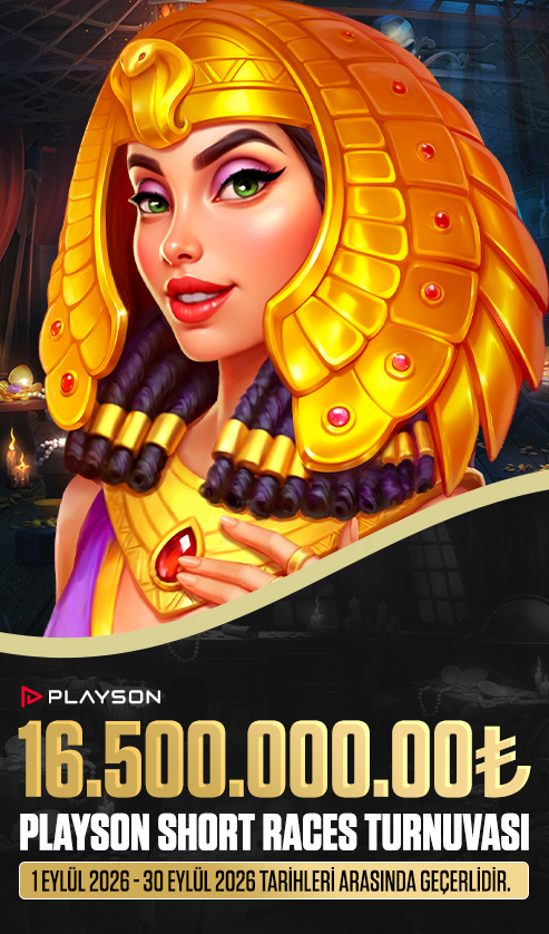 PLAYSON SAĞLAYICISINDAN 16,500.000.00 ₺ DEĞERİNDE TURNUVA!